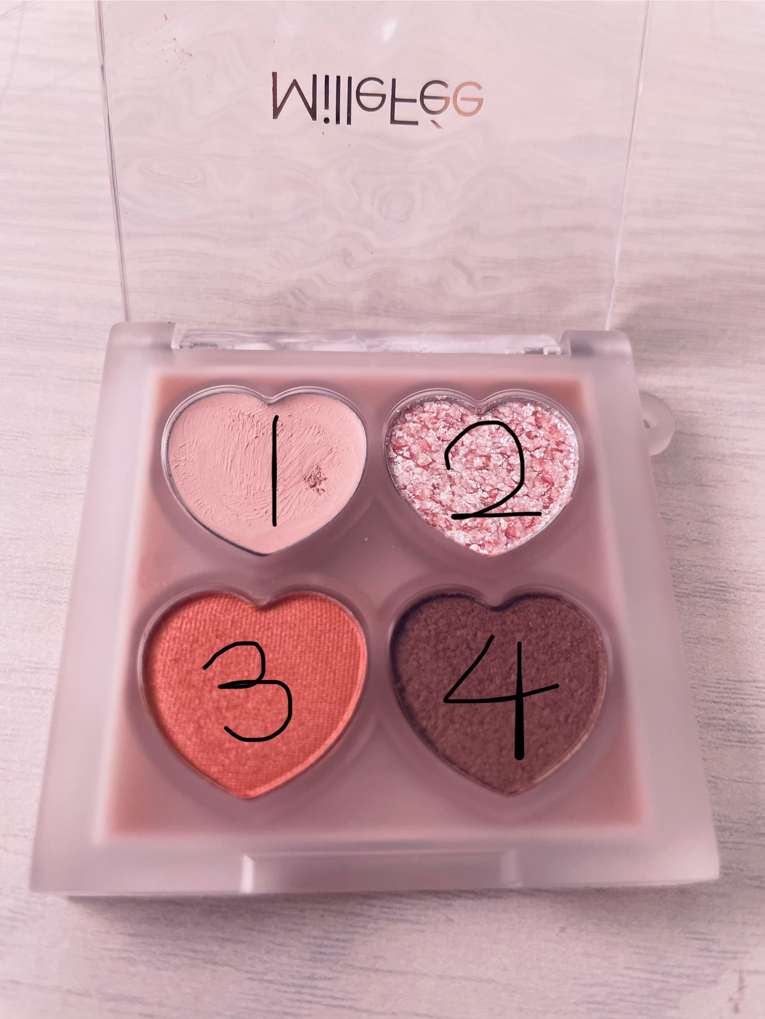 ぷくぷく涙袋パレット/MilleFée/アイシャドウパレットを使ったクチコミ（2枚目）