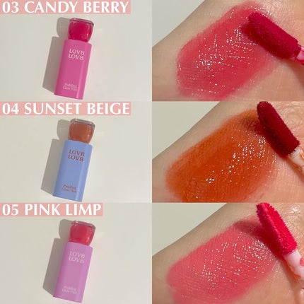 Pudding Glow Tint/LOVBLOVB/口紅を使ったクチコミ(4枚目)