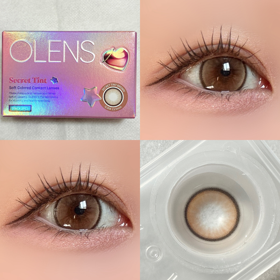 secret tint/OLENS/１ヶ月（１MONTH）カラコンを使ったクチコミ（1枚目）