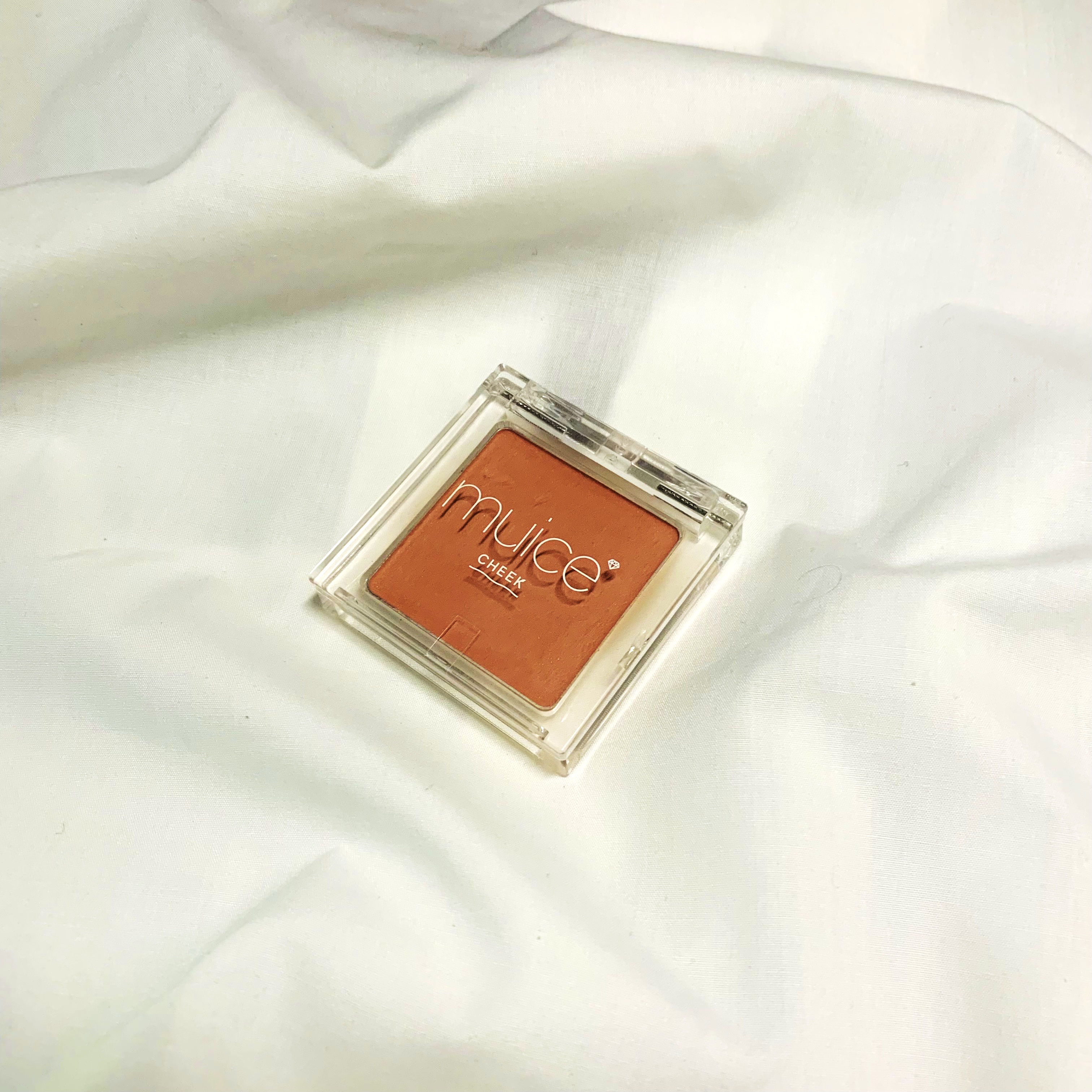 ぽわんチーク 02 ピュアビスケット/muice/パウダーチークを使ったクチコミ（2枚目）