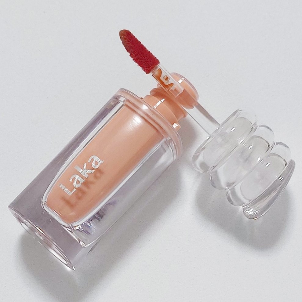 ラカ　マキシグレイヤーティント/Laka/リップティントを使ったクチコミ（2枚目）