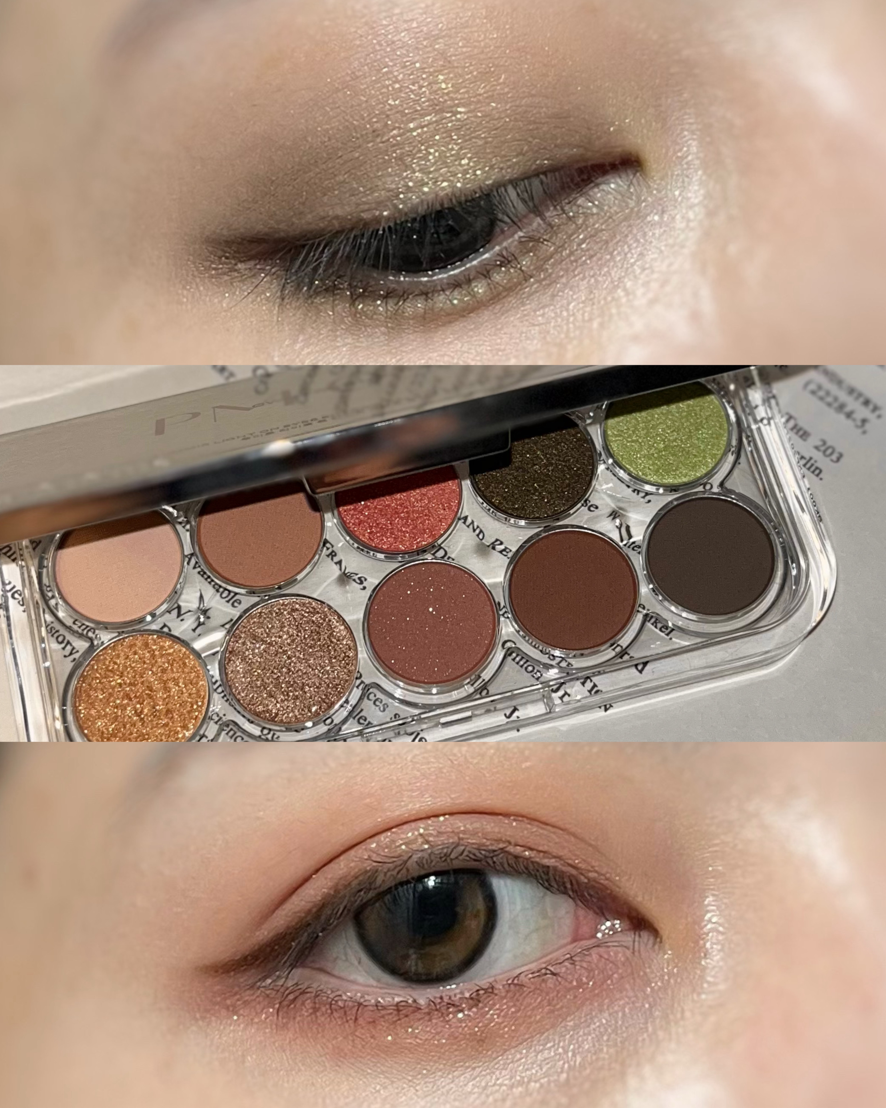 ライト オン アイズ シャドウ パレット/Lummir/アイシャドウパレットを使ったクチコミ（1枚目）