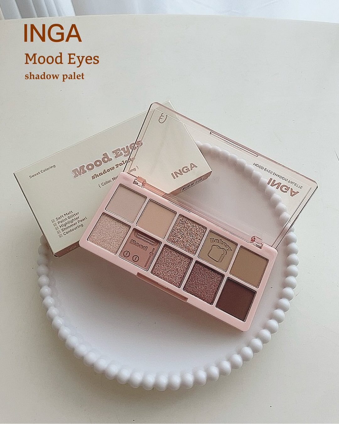ムードアイズシャドウパレット/INGA/アイシャドウパレットを使ったクチコミ（1枚目）