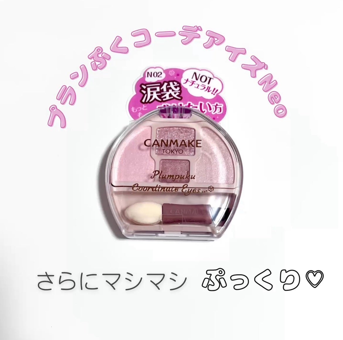 プランぷくコーデアイズNeo/キャンメイク/アイシャドウを使ったクチコミ(1枚目)