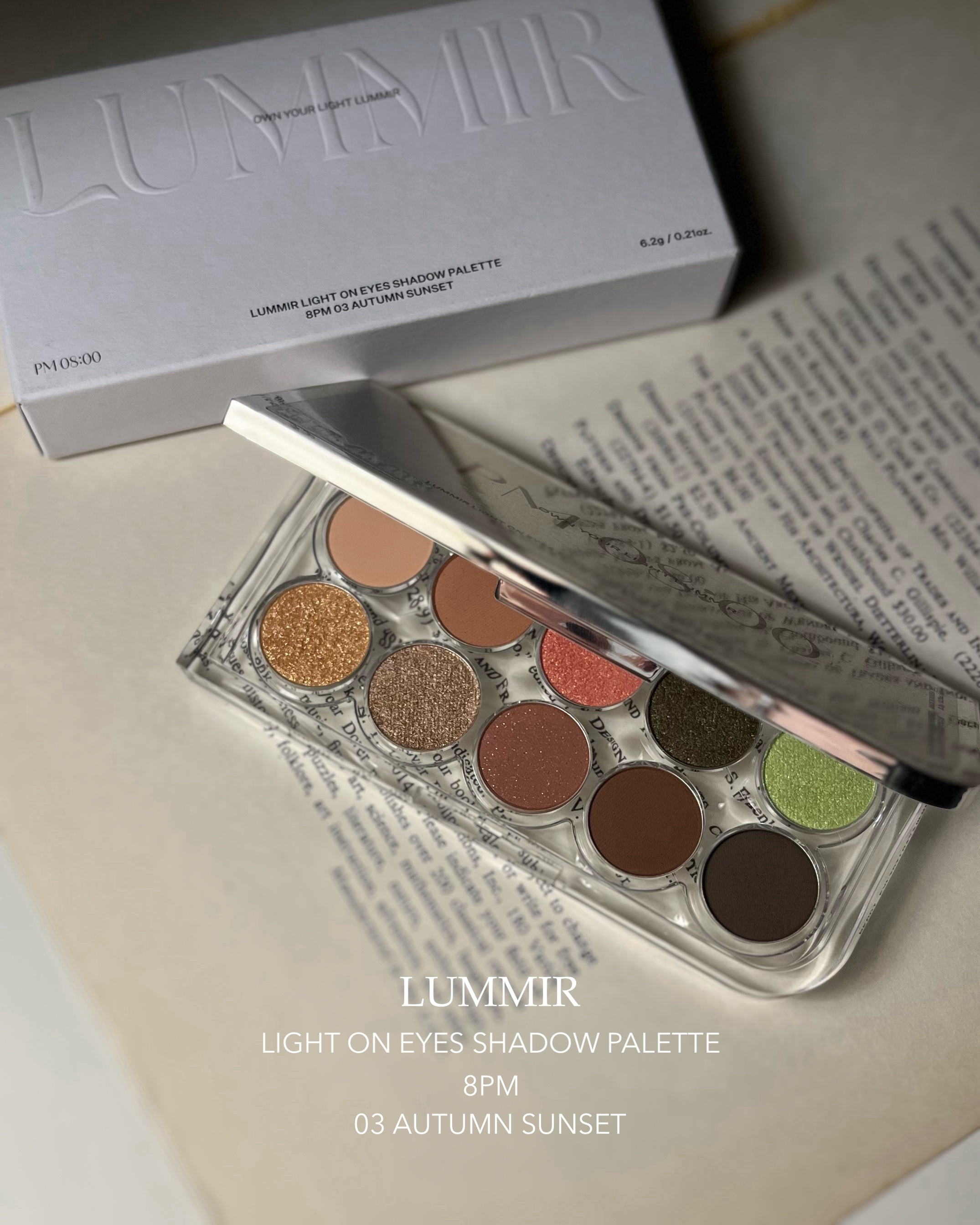 ライト オン アイズ シャドウ パレット/Lummir/アイシャドウパレットを使ったクチコミ（2枚目）