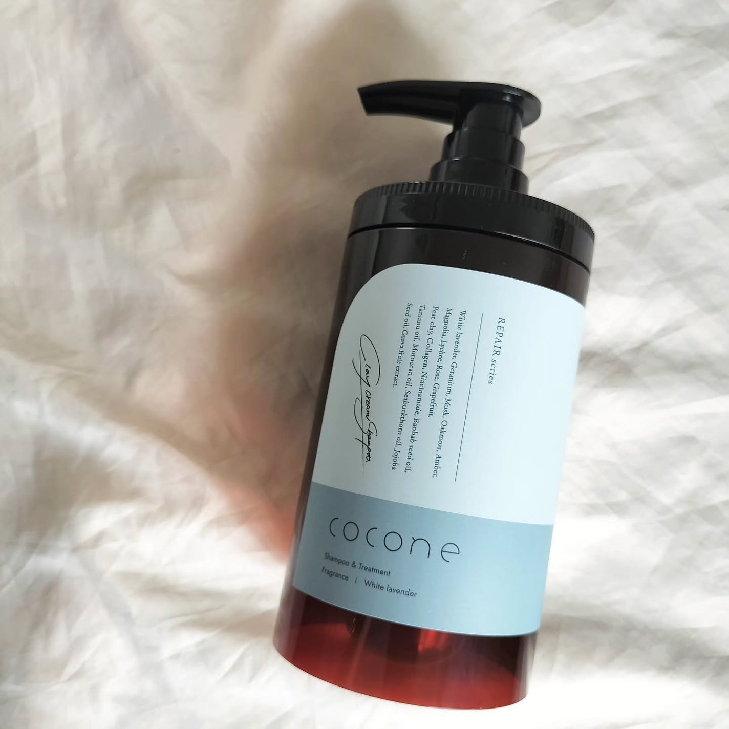 cocone クレイクリームシャンプー リペア/cocone/市販シャンプーを使ったクチコミ(1枚目)