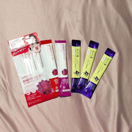 CareBeautyERI♡フォロバ♪ on LIPS 「メガコスメランドで8本サンプルGET✊💖紫のは味が凄かった💦..」(1枚目)