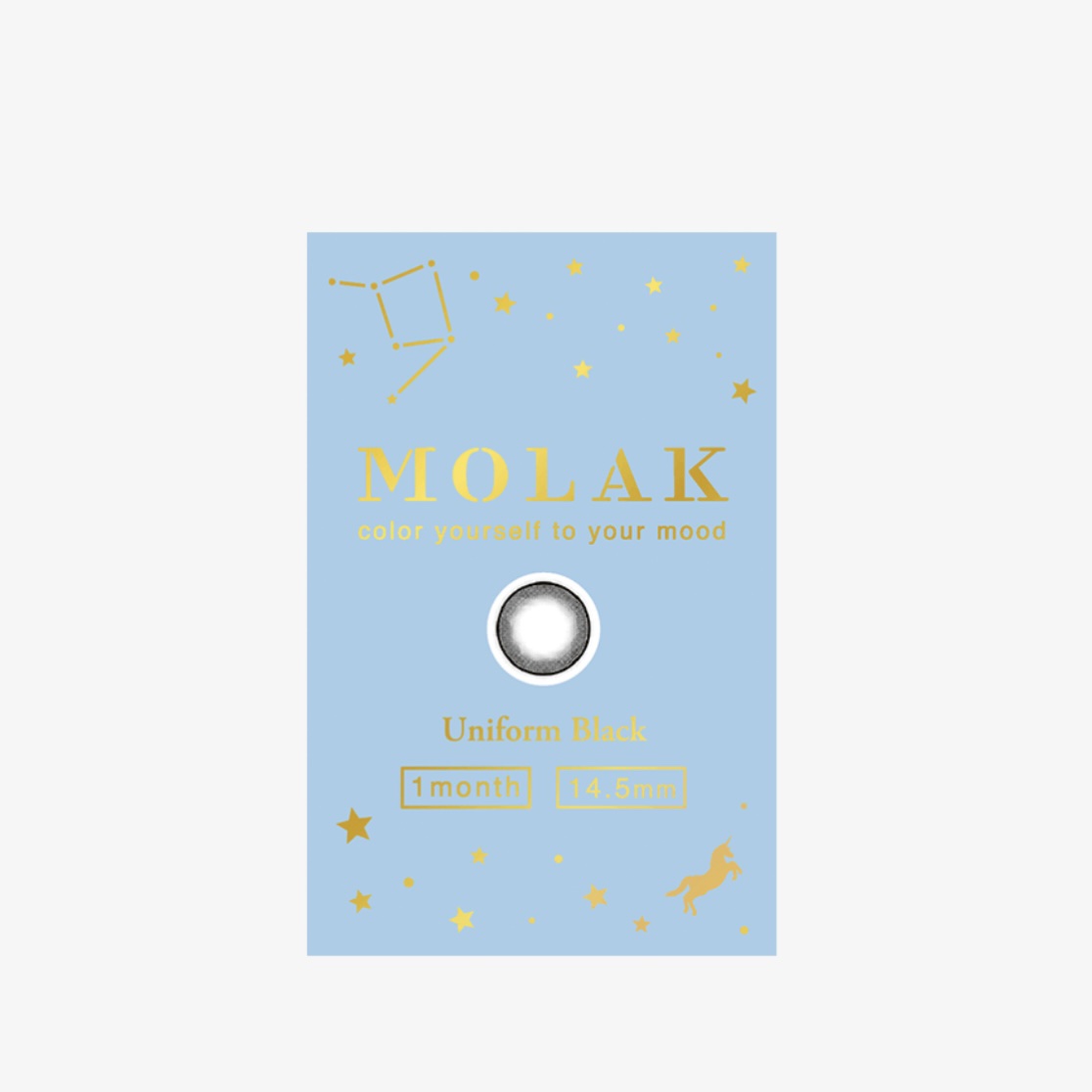 MOLAK 1month ユニフォームブラック/MOLAK/１ヶ月（１MONTH）カラコンを使ったクチコミ（1枚目）