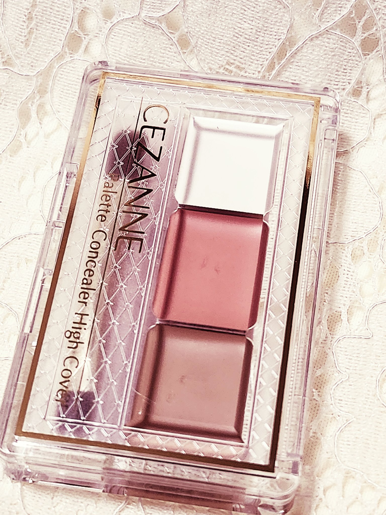 パレットコンシーラー ハイカバー/CEZANNE/パレットコンシーラーを使ったクチコミ（1枚目）