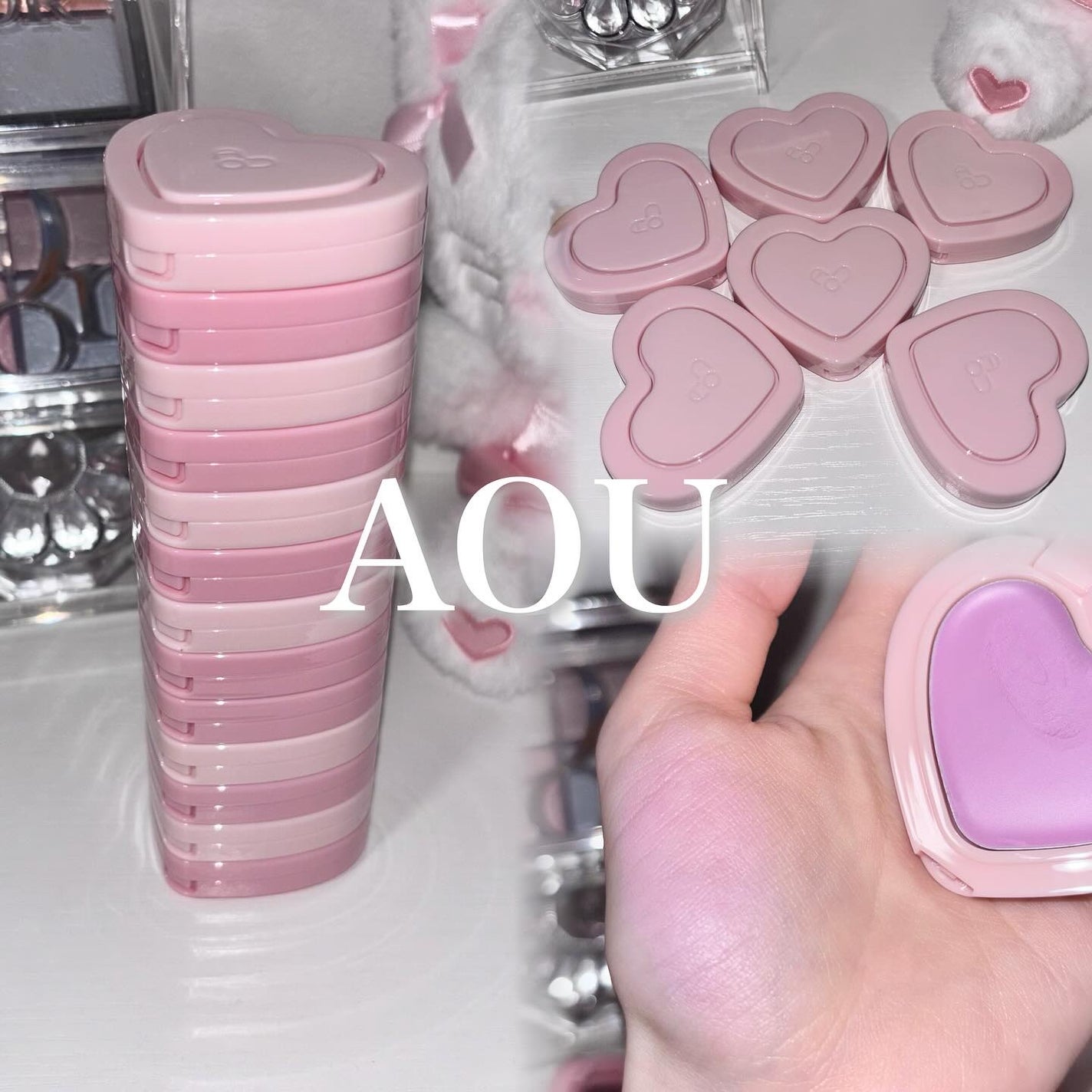 GLOWY CREAM BLUSH/AOU/ジェル・クリームチークを使ったクチコミ(1枚目)