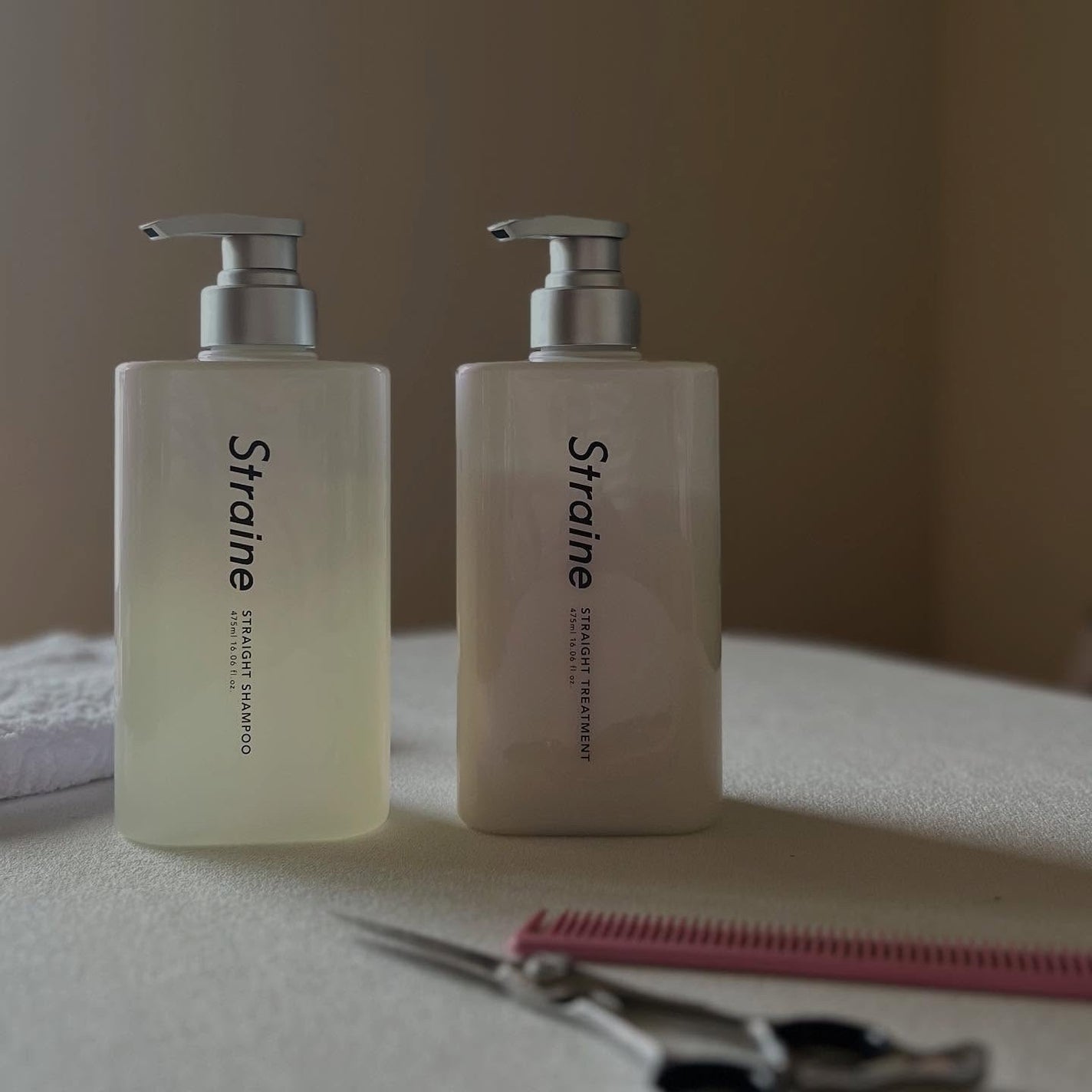 ストレートシャンプー/ストレートトリートメント ホワイトブロッサムの香り/Straine/市販シャンプーを使ったクチコミ(1枚目)