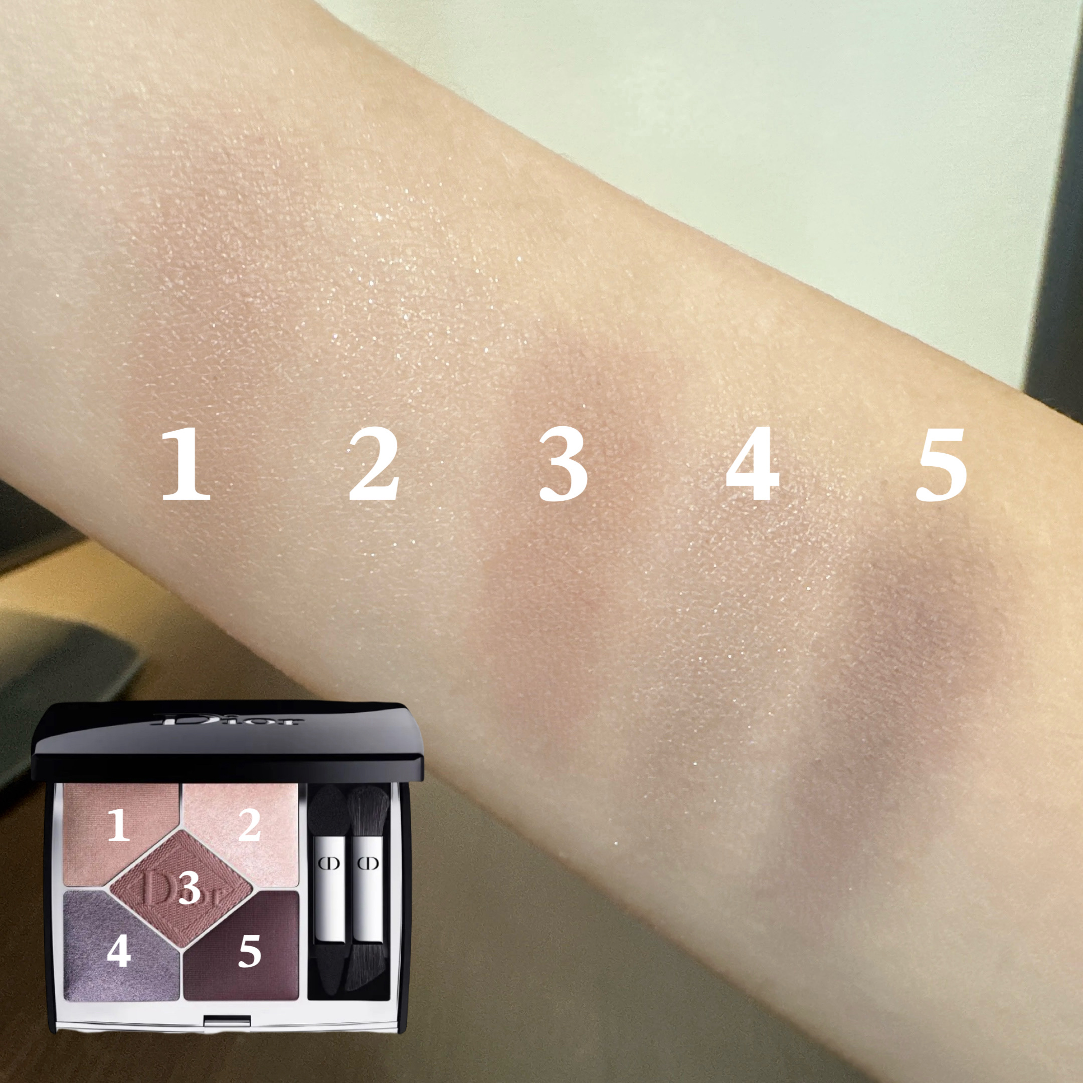 【旧】サンク クルール クチュール/Dior/アイシャドウパレットを使ったクチコミ（3枚目）