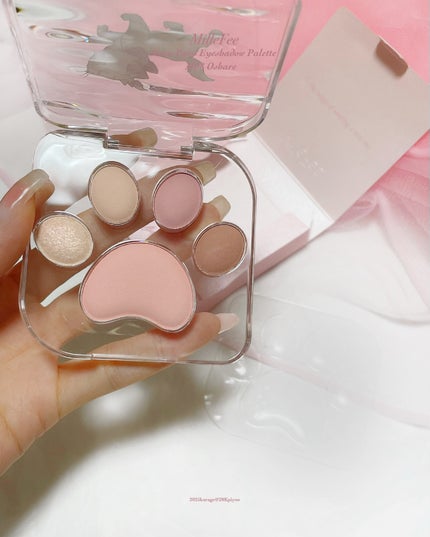ミャオパウズアイシャドウパレット/MilleFée/アイシャドウパレットを使ったクチコミ(4枚目)