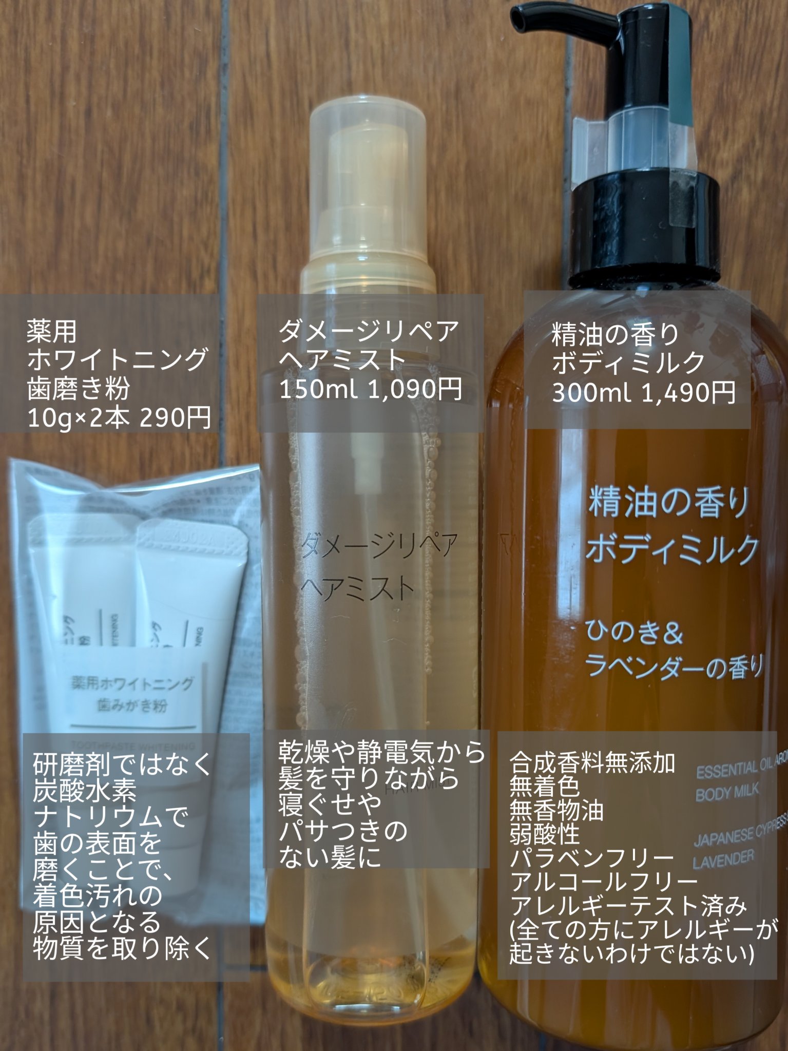 薬用ホワイトニング歯みがき粉/無印良品/歯磨き粉を使ったクチコミ（1枚目）