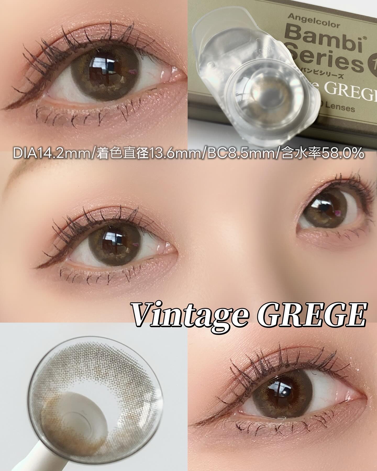 Angelcolor Bambi Series Vintage 1day/AngelColor/ワンデー（１DAY）カラコンを使ったクチコミ（2枚目）