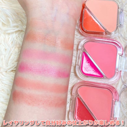 グローレイヤーブラーチーク/LUNA/パウダーチークを使ったクチコミ(4枚目)