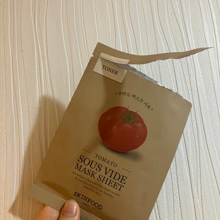スーヴィッド マスクシート トマト/SKINFOOD/シートマスク・パックを使ったクチコミ(1枚目)