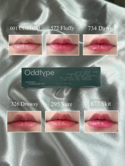 アンフレームドハイドロブロウティント/Oddtype/リップティントを使ったクチコミ(2枚目)