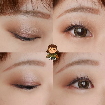 &. Wチャーム アイシャドウ2スタイルカラーパレット/DAISO/アイシャドウパレットを使ったクチコミ(4枚目)