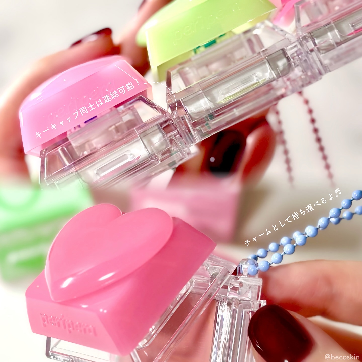 ペリペラ トック ブラッシュ キーキャップ/PERIPERA/パウダーチークを使ったクチコミ（2枚目）