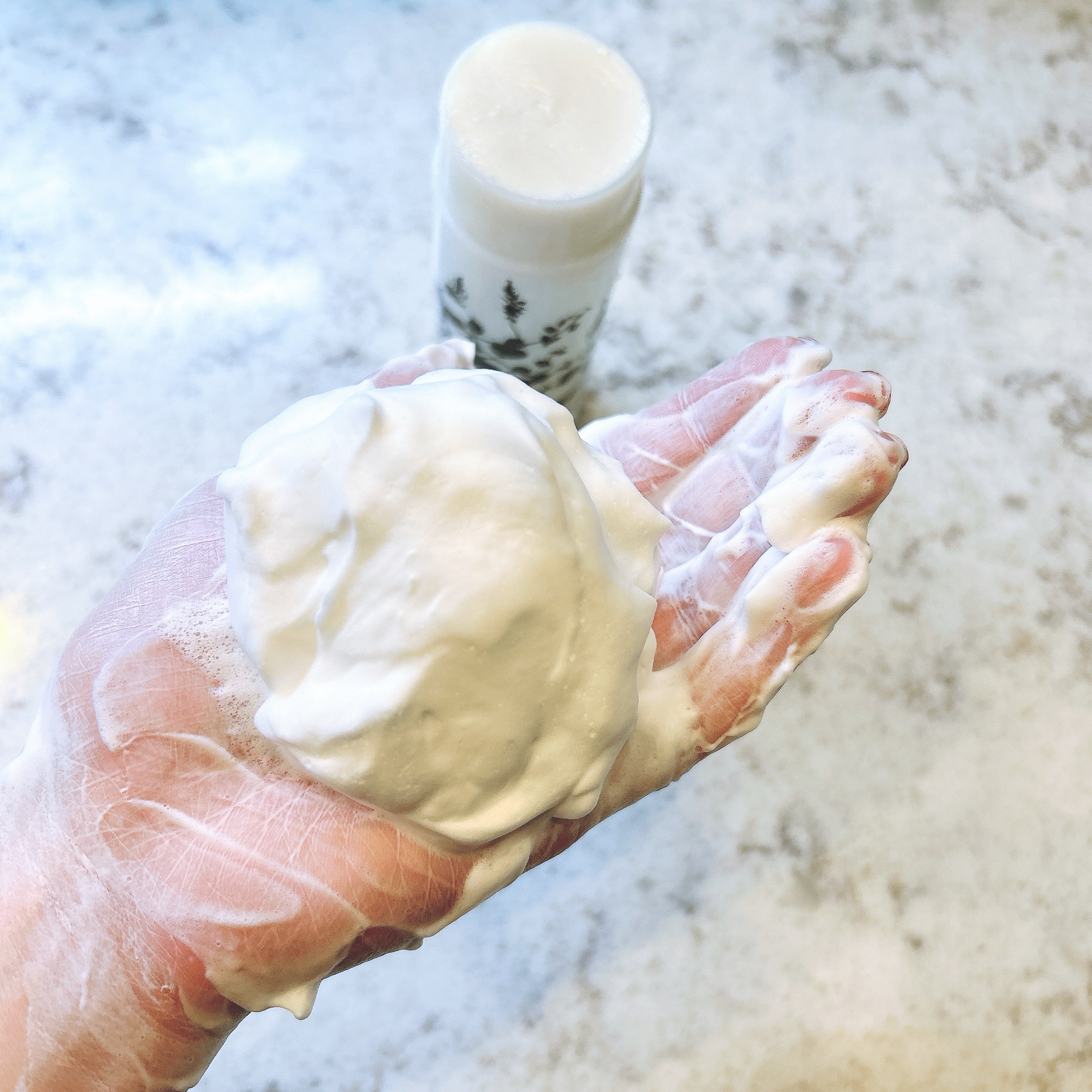 生せっけん スティック [ホワイト] オリジナル/Ruam Ruam/洗顔石鹸を使ったクチコミ（1枚目）