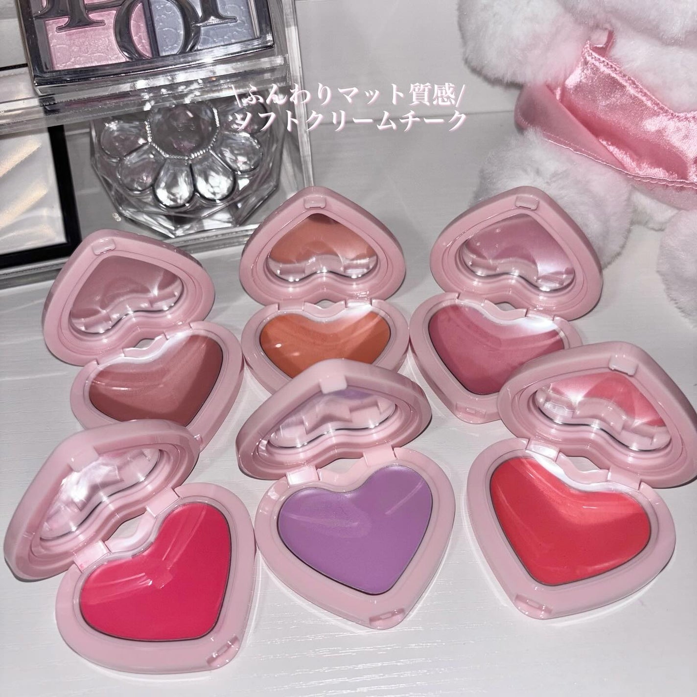 GLOWY CREAM BLUSH/AOU/ジェル・クリームチークを使ったクチコミ(3枚目)