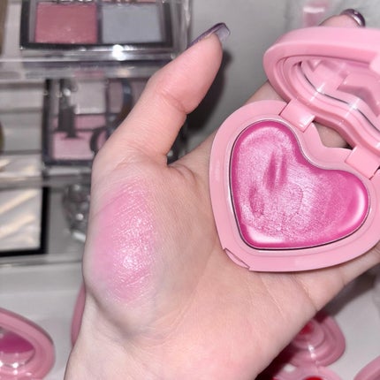 GLOWY CREAM BLUSH/AOU/ジェル・クリームチークを使ったクチコミ(7枚目)