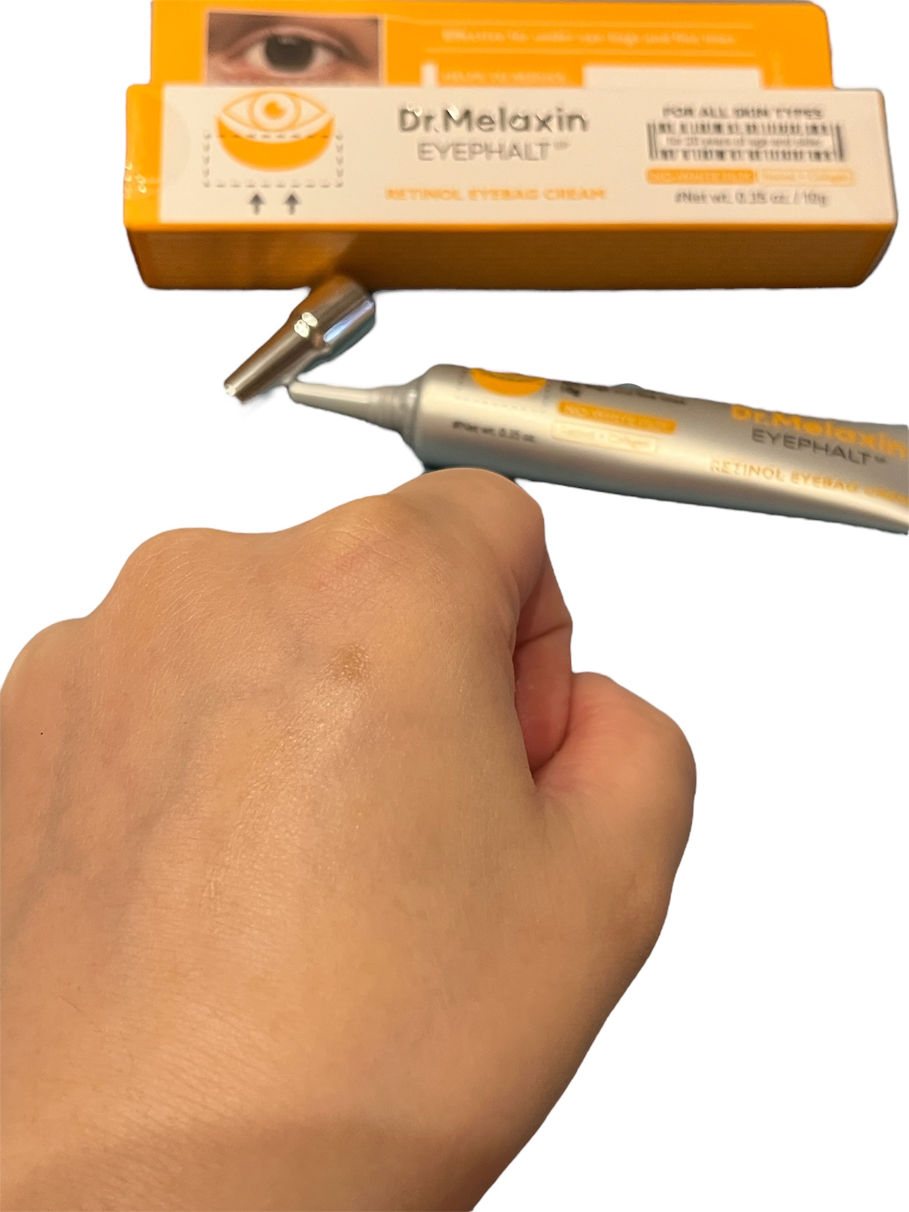 レチノールアイファルトアイバッククリーム/Dr.Melaxin/アイケア・アイクリームを使ったクチコミ（3枚目）