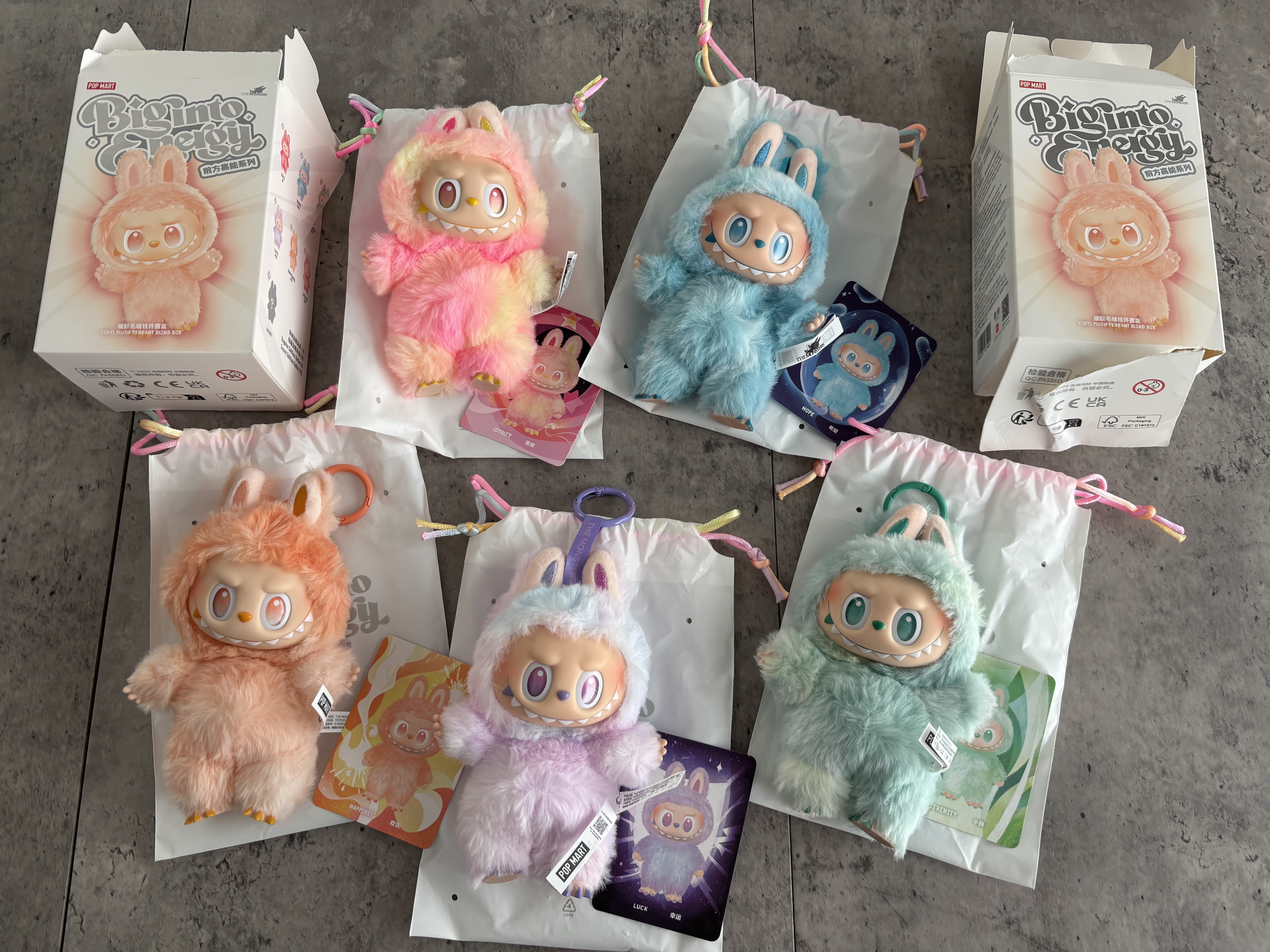 THE MONSTERS Big into Energy シリーズ ぬいぐるみペンダント/POP MART/その他を使ったクチコミ（1枚目）