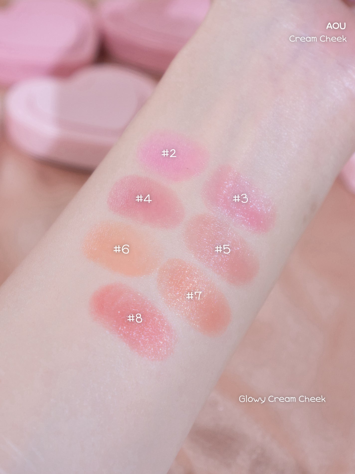 GLOWY CREAM BLUSH/AOU/ジェル・クリームチークを使ったクチコミ(4枚目)