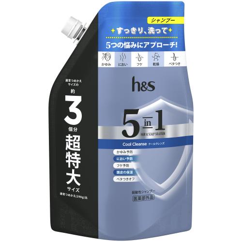 5 in 1 クールクレンズシャンプー〔医薬部外品〕 つめかえ用 850g