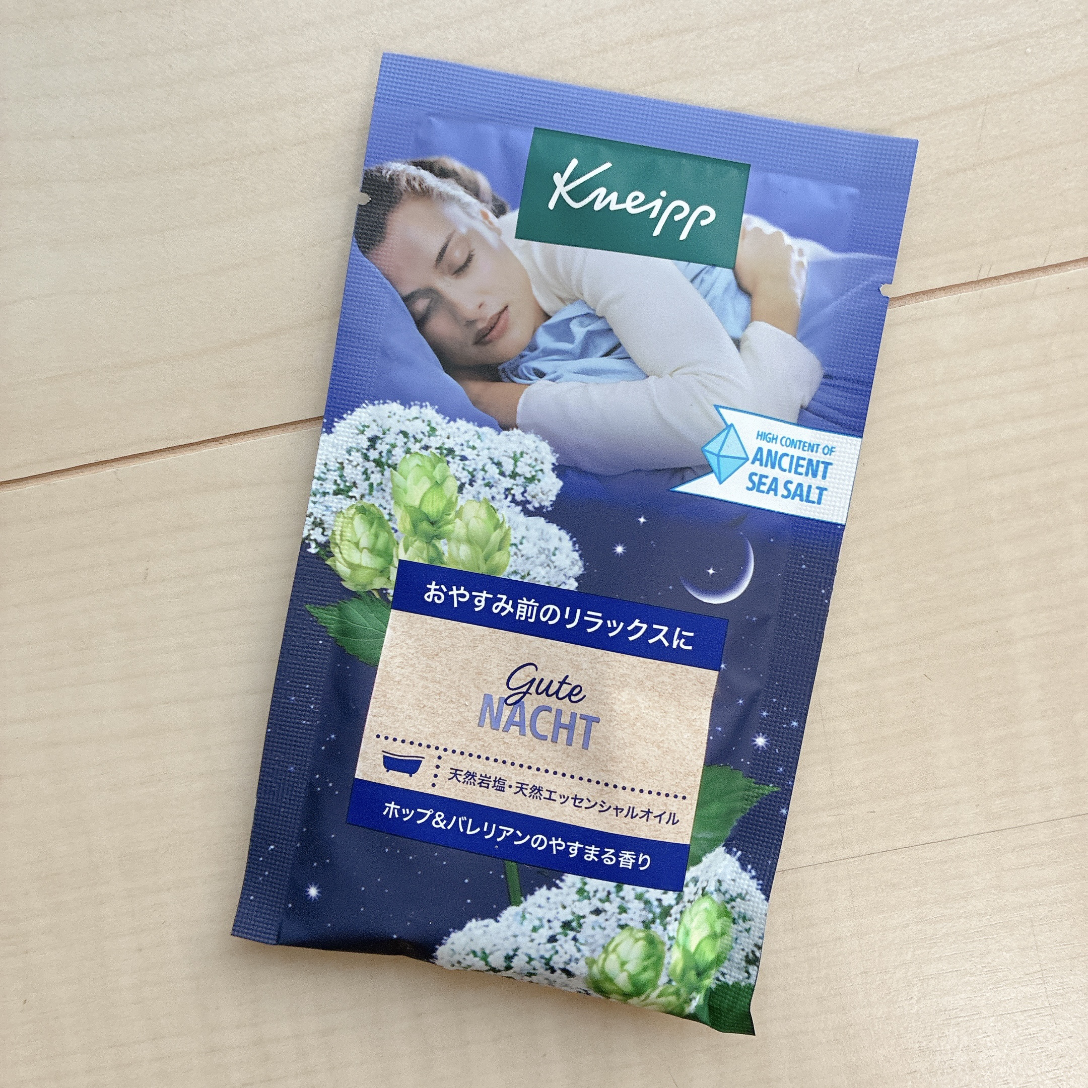 ✼••┈┈••✼••┈┈••✼••┈┈••✼••┈┈••✼

クナイプ グーテナハト バスソルト ホップ＆バレリアンの香り
50g

✼••┈┈••✼••┈┈••✼••┈┈••✼••┈┈••✼

大好きなクナイプ。

リラックスできる香りで