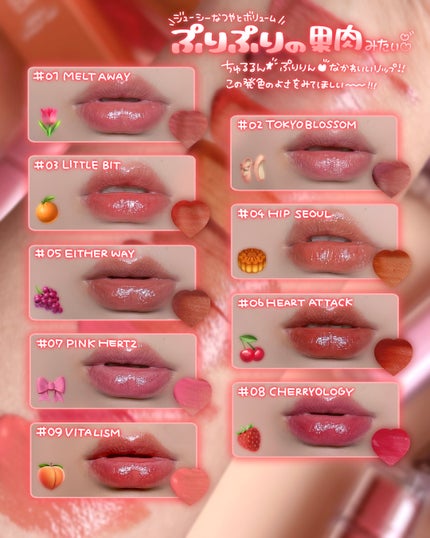 Dewy Syrup Tint/EITHER&/口紅を使ったクチコミ(3枚目)