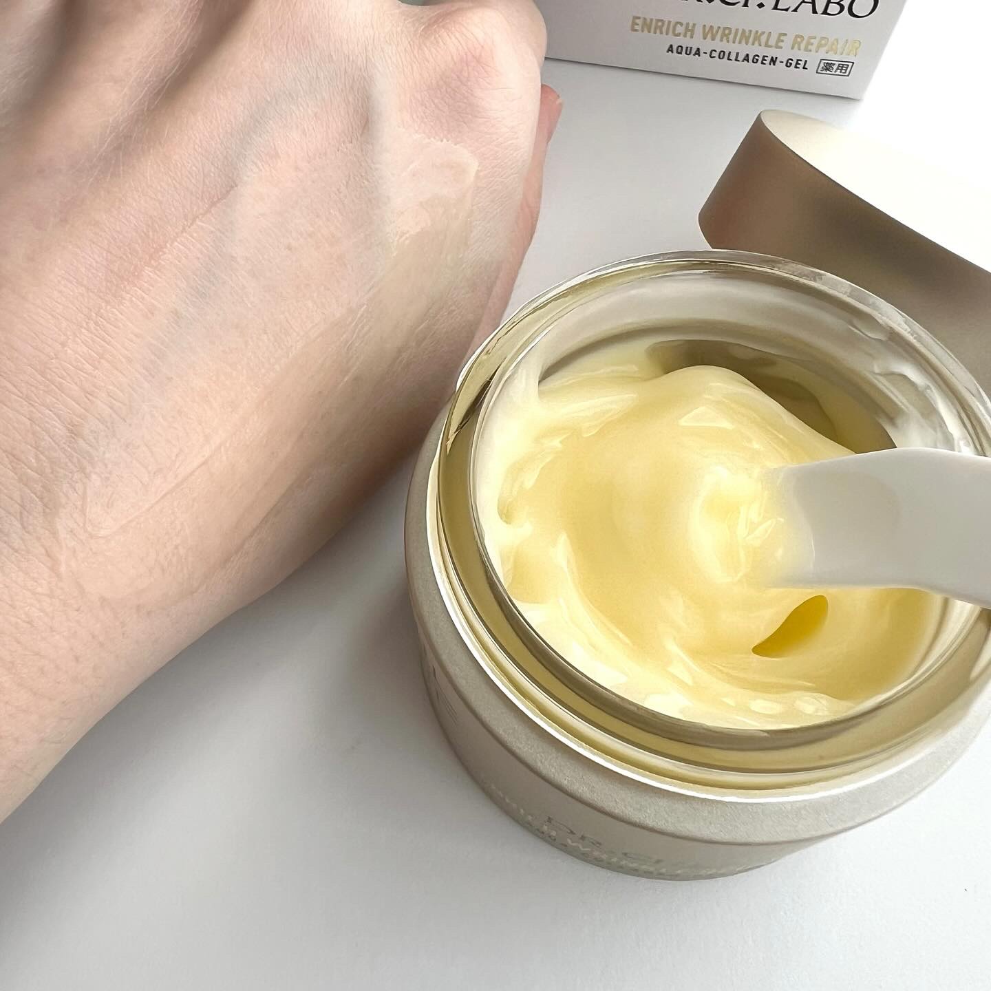 薬用アクアコラーゲンゲル エンリッチリンクルリペア/ドクターシーラボⓇ/フェイスクリームを使ったクチコミ（3枚目）