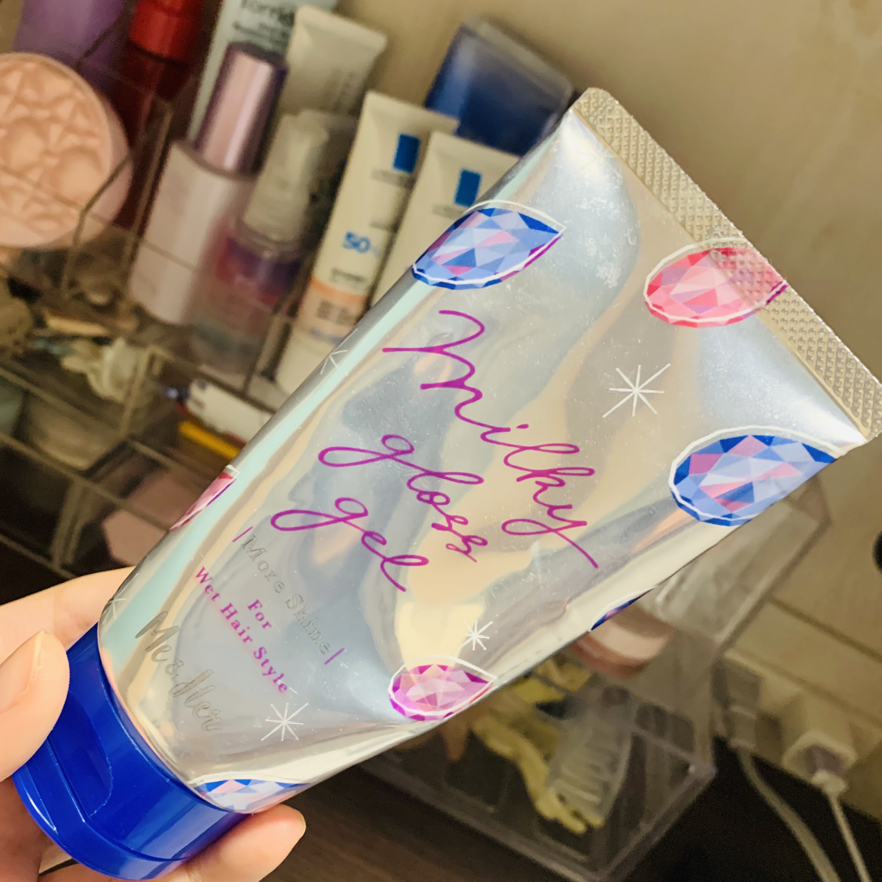 ミルキィグロスジェル モアシャイン/Me&Her/ヘアジェルを使ったクチコミ（1枚目）