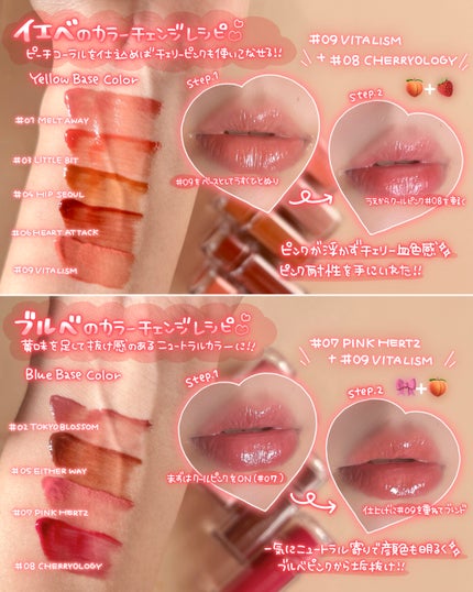 Dewy Syrup Tint/EITHER&/口紅を使ったクチコミ(5枚目)