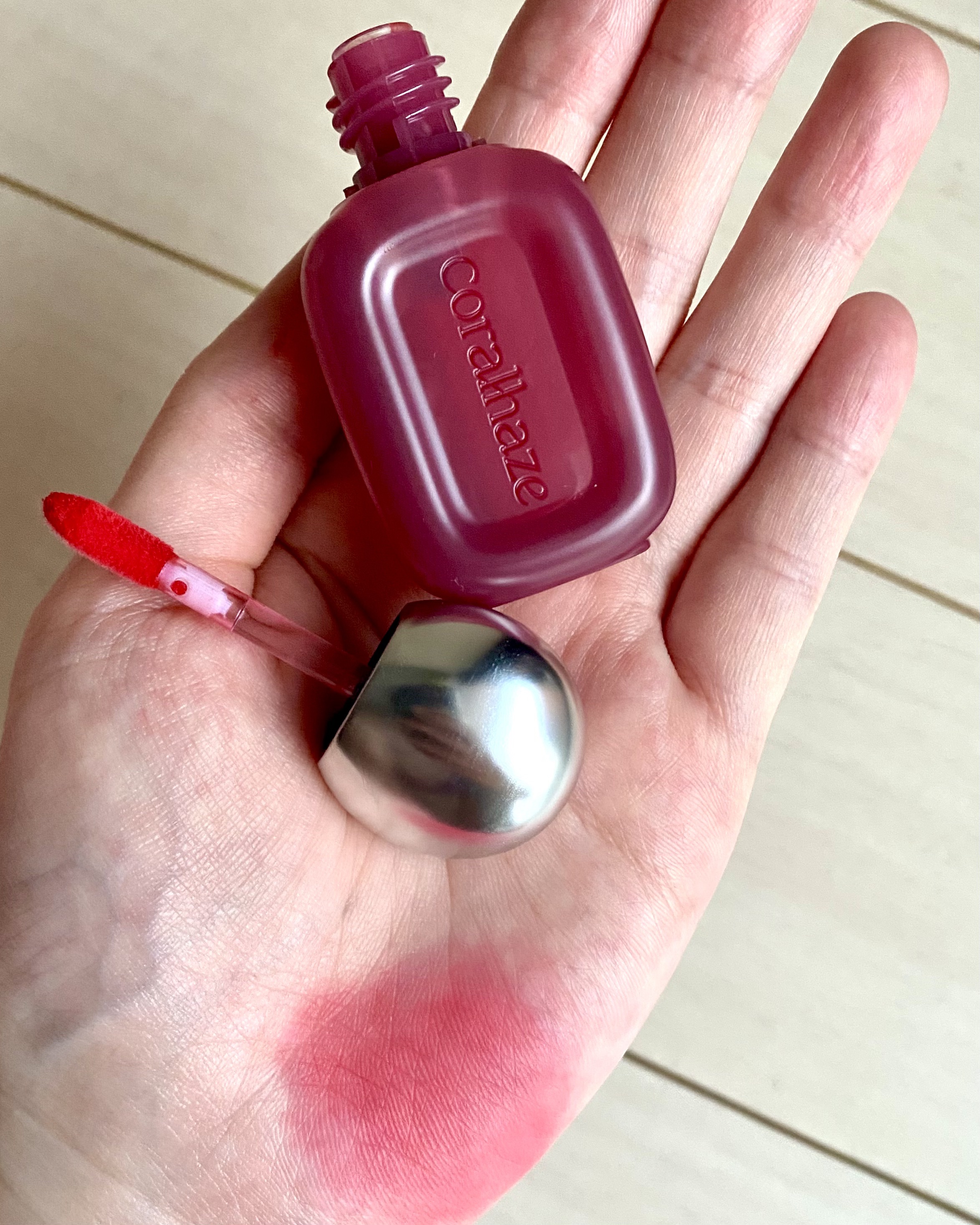 ベア ベルベット ティント/Coralhaze/リップティントを使ったクチコミ（3枚目）