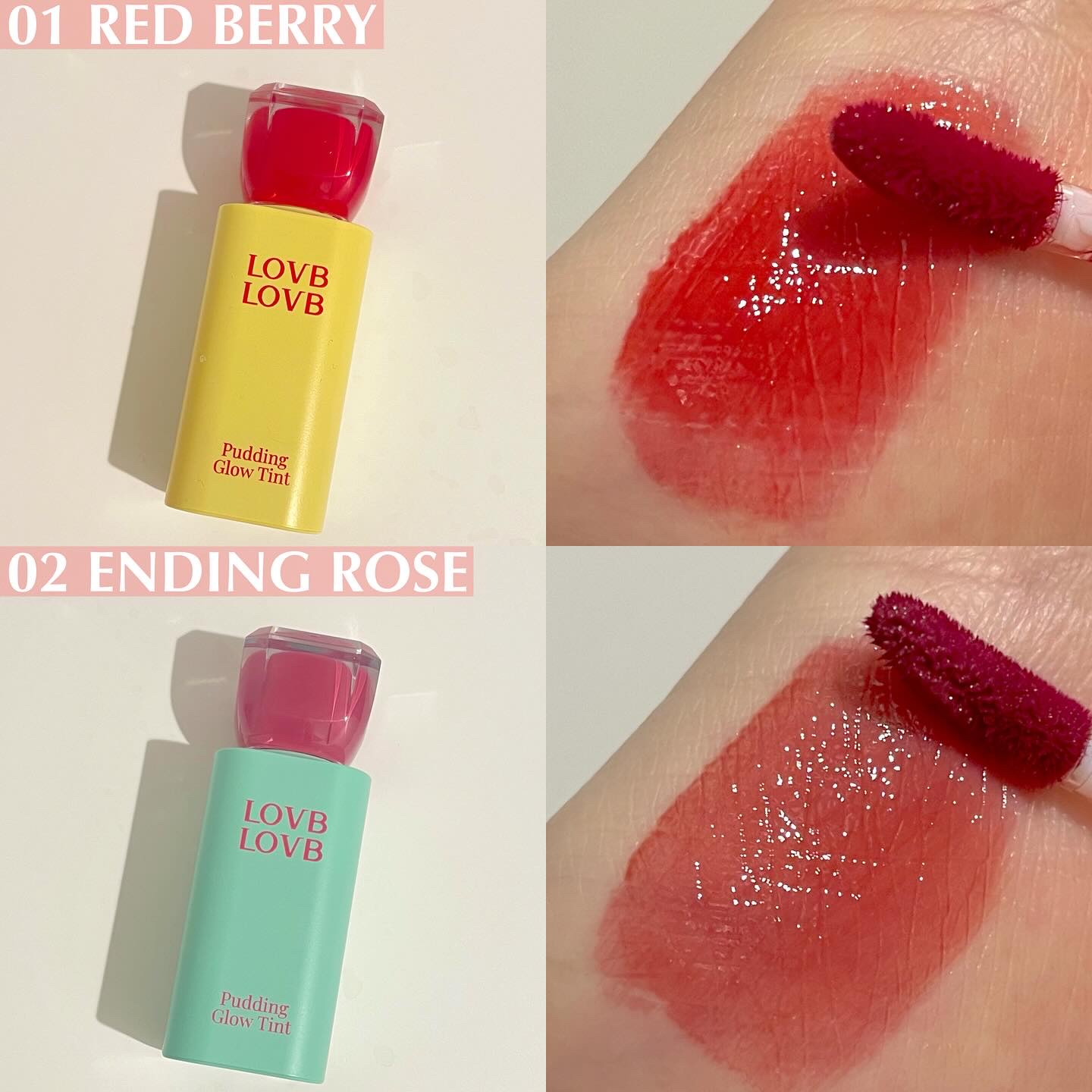 Pudding Glow Tint #04 サンセットベージュ/LOVBLOVB/口紅を使ったクチコミ（3枚目）