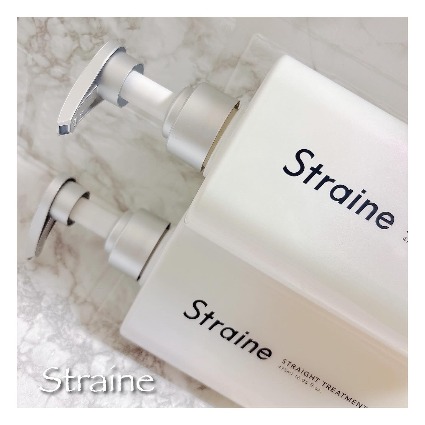 ストレートシャンプー/ストレートトリートメント ホワイトブロッサムの香り/Straine/市販シャンプーを使ったクチコミ（1枚目）