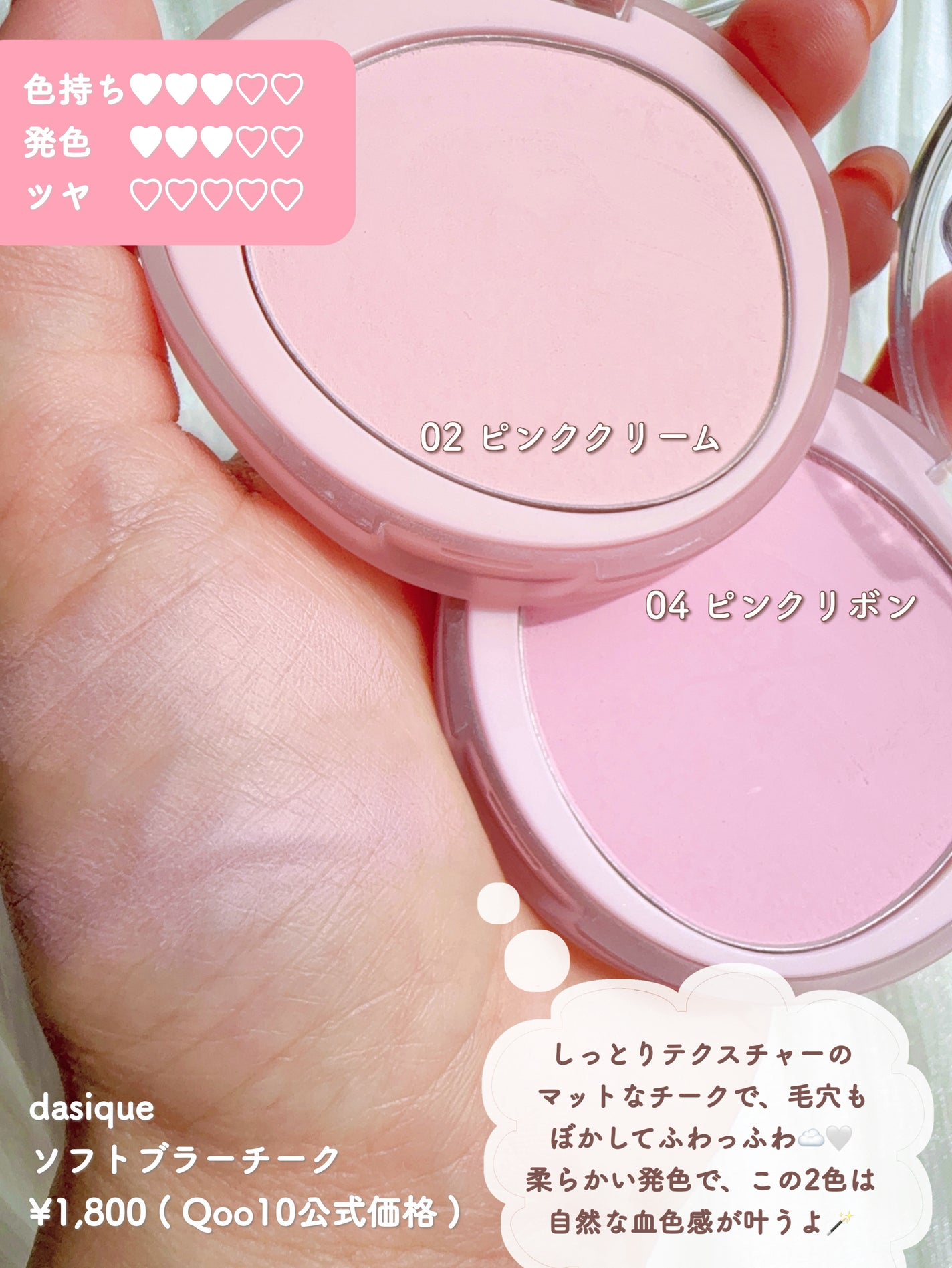 ブラーフィニシュブラッシャー/Dinto/パウダーチークを使ったクチコミ(3枚目)