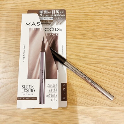 マスコード スリークリキッド アイライナー /MASCODE/リキッドアイライナーを使ったクチコミ(1枚目)