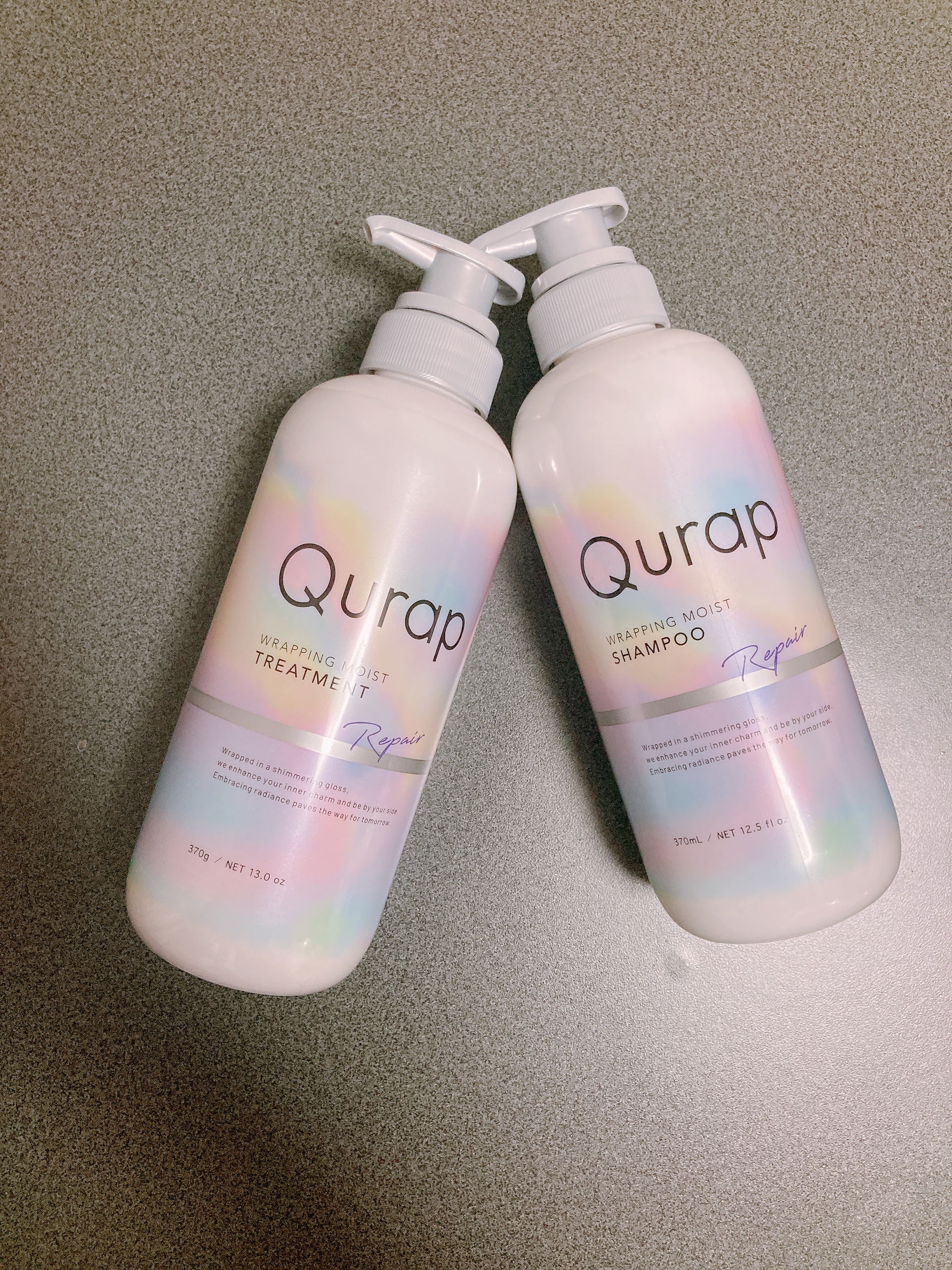 Qurap キュラップ　ラッピングモイストシャンプー/トリートメント［プリズムエディション］のクチコミ「Qurap
キュラップ　ラッピングモイストシャンプー/トリートメント［プリズムエディション］
.....」（1枚目）