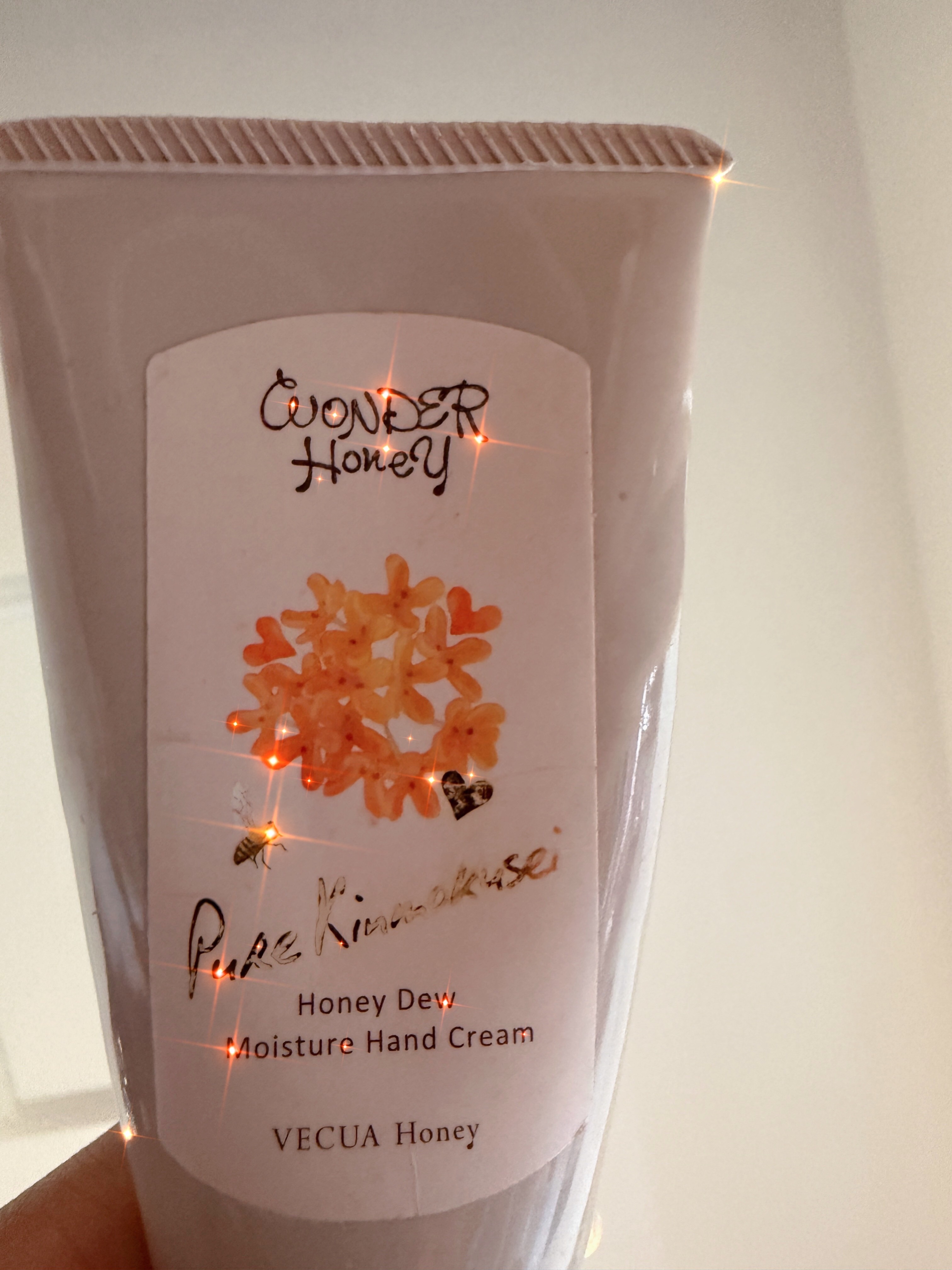 ワンダーハニー とろとろハンドクリーム ピュアキンモクセイ/VECUA Honey/ハンドクリームを使ったクチコミ（1枚目）