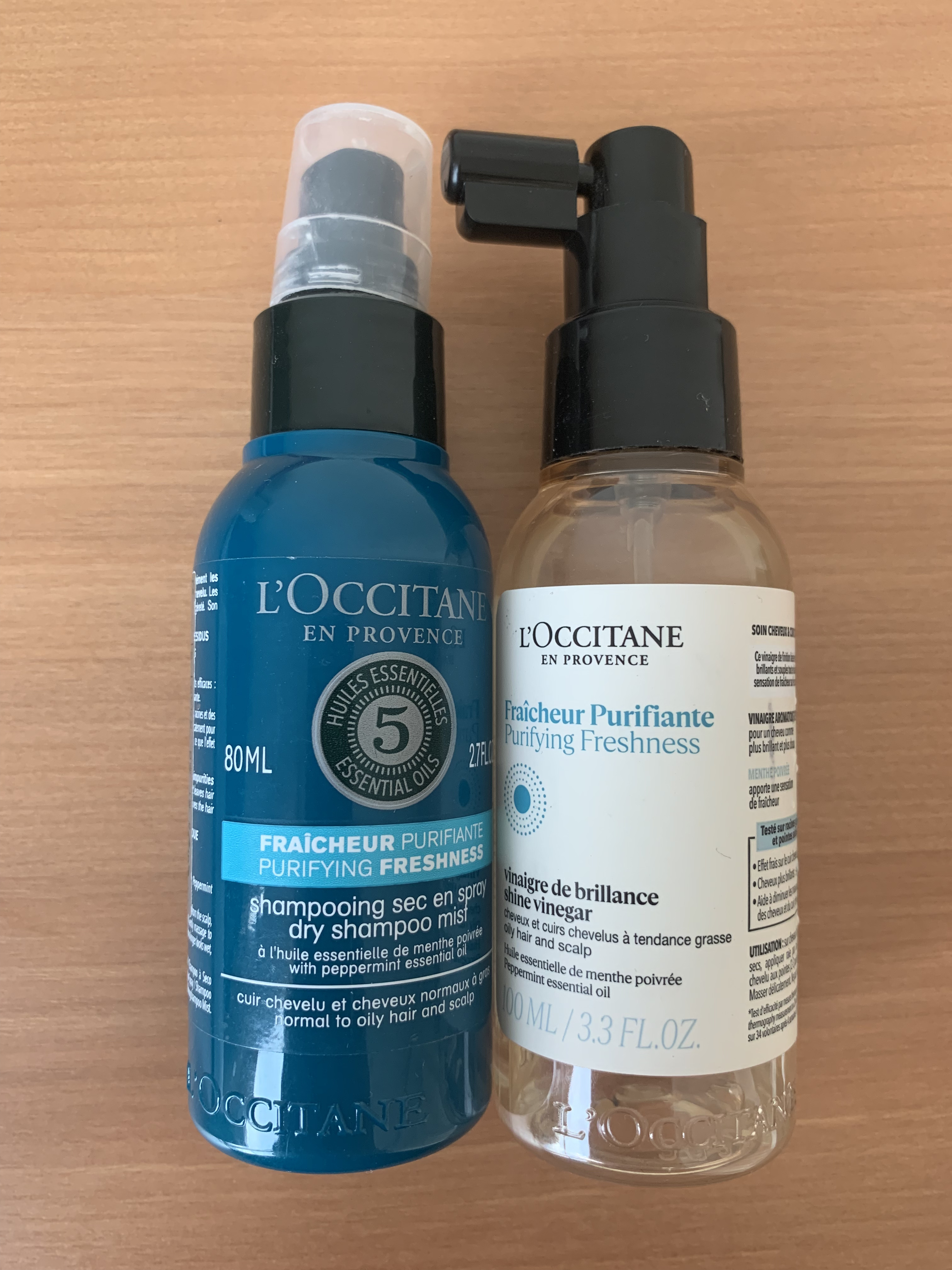 ピュアフレッシュ シャイニングビネガー/L'OCCITANE/ヘアミストを使ったクチコミ（1枚目）