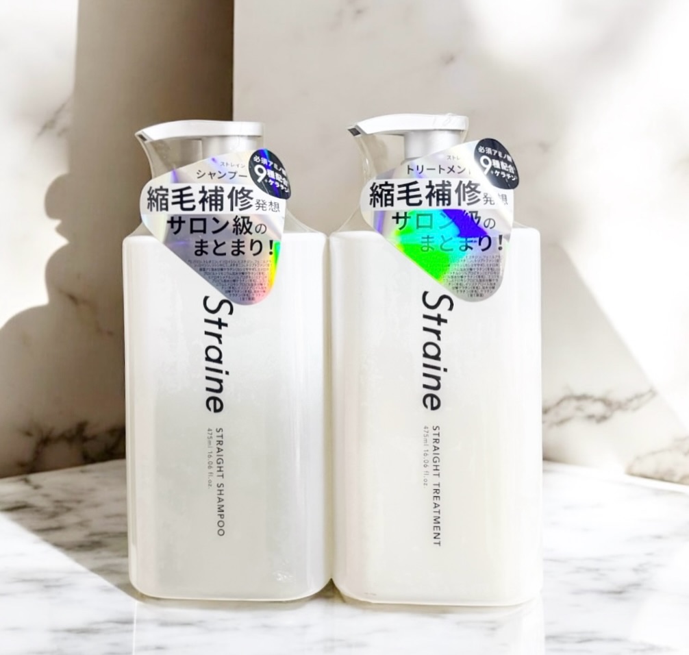 ストレートシャンプー/ストレートトリートメント ホワイトブロッサムの香り/Straine/市販シャンプーを使ったクチコミ（1枚目）