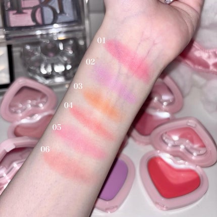 GLOWY CREAM BLUSH/AOU/ジェル・クリームチークを使ったクチコミ(5枚目)