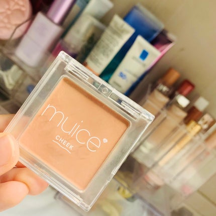 muice ぽわんチークのクチコミ「#プチプラコスメ #プチプラ #コスメ #コスメレビュー #
【使った商品】
muiceぽわん.....」(1枚目)