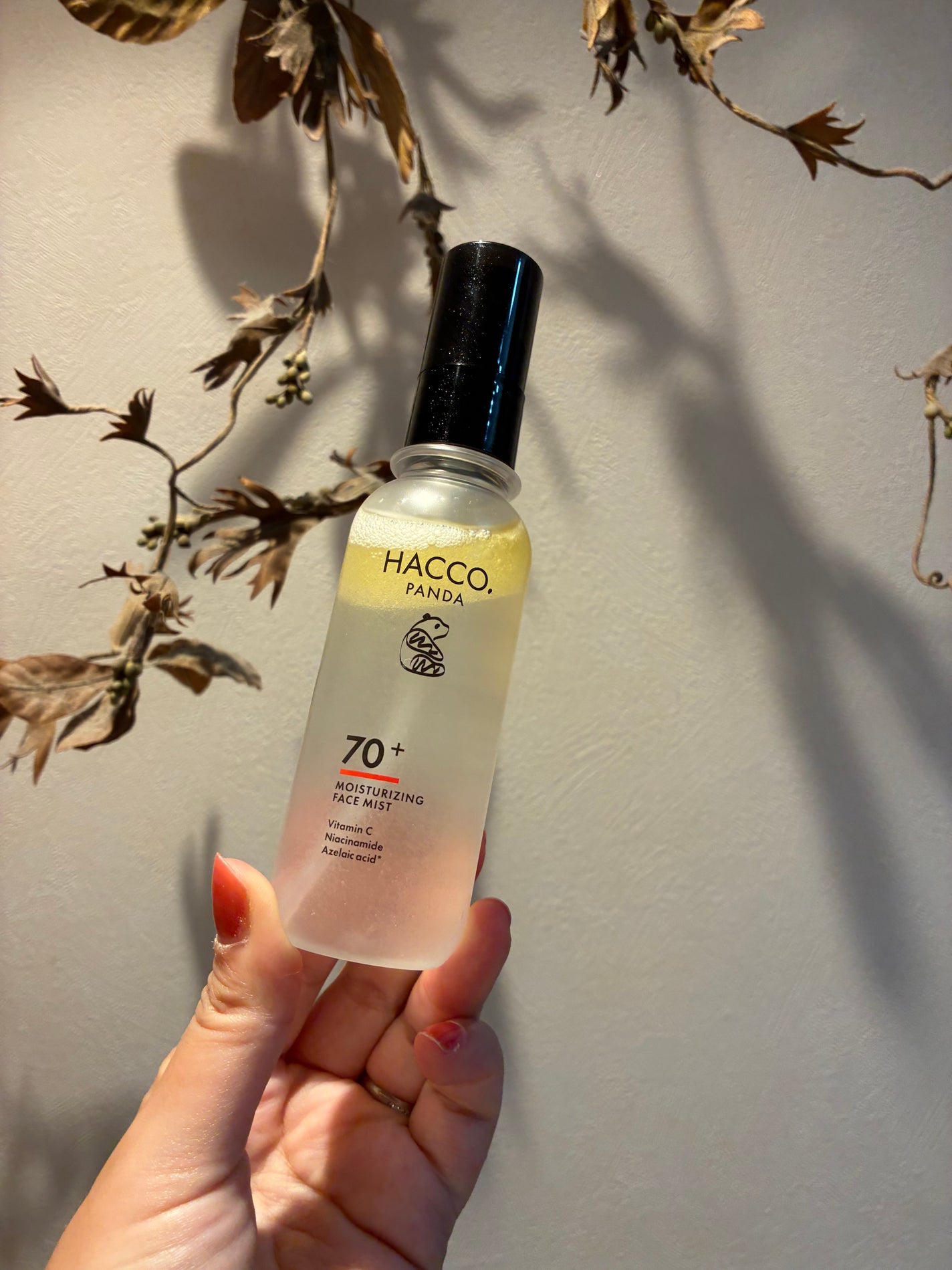 ハッコウパンダ メイクの上から発酵保湿ミスト/HACCO.PANDA/ミスト状化粧水を使ったクチコミ(3枚目)