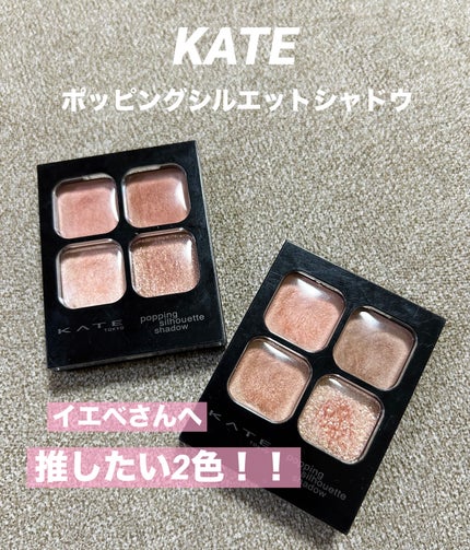 ケイト ポッピングシルエットシャドウ/KATE/アイシャドウパレットを使ったクチコミ(1枚目)