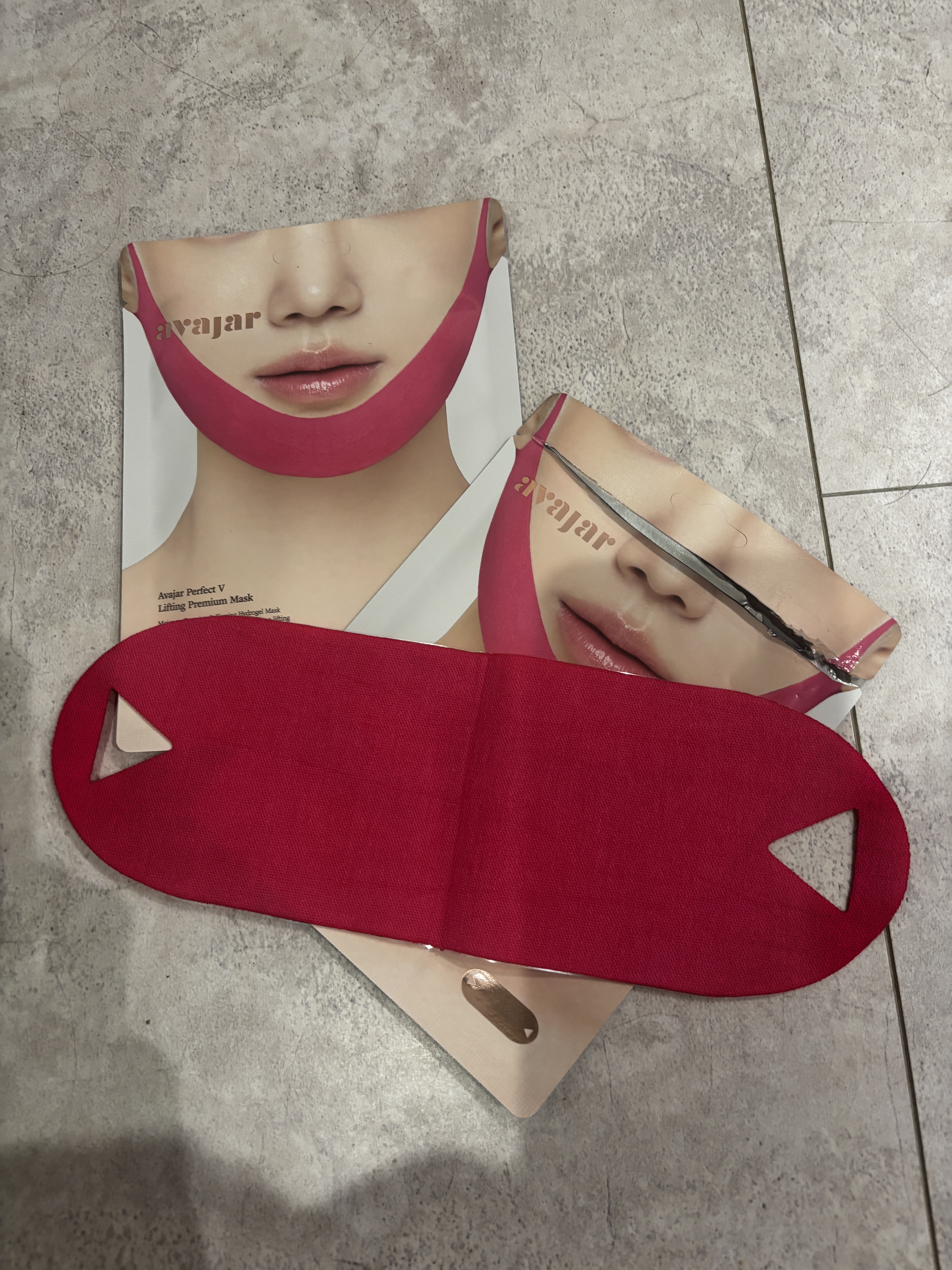 パーフェクトVリフティングプレミアムプラスマスク/avajar/シートマスク・パックを使ったクチコミ（2枚目）